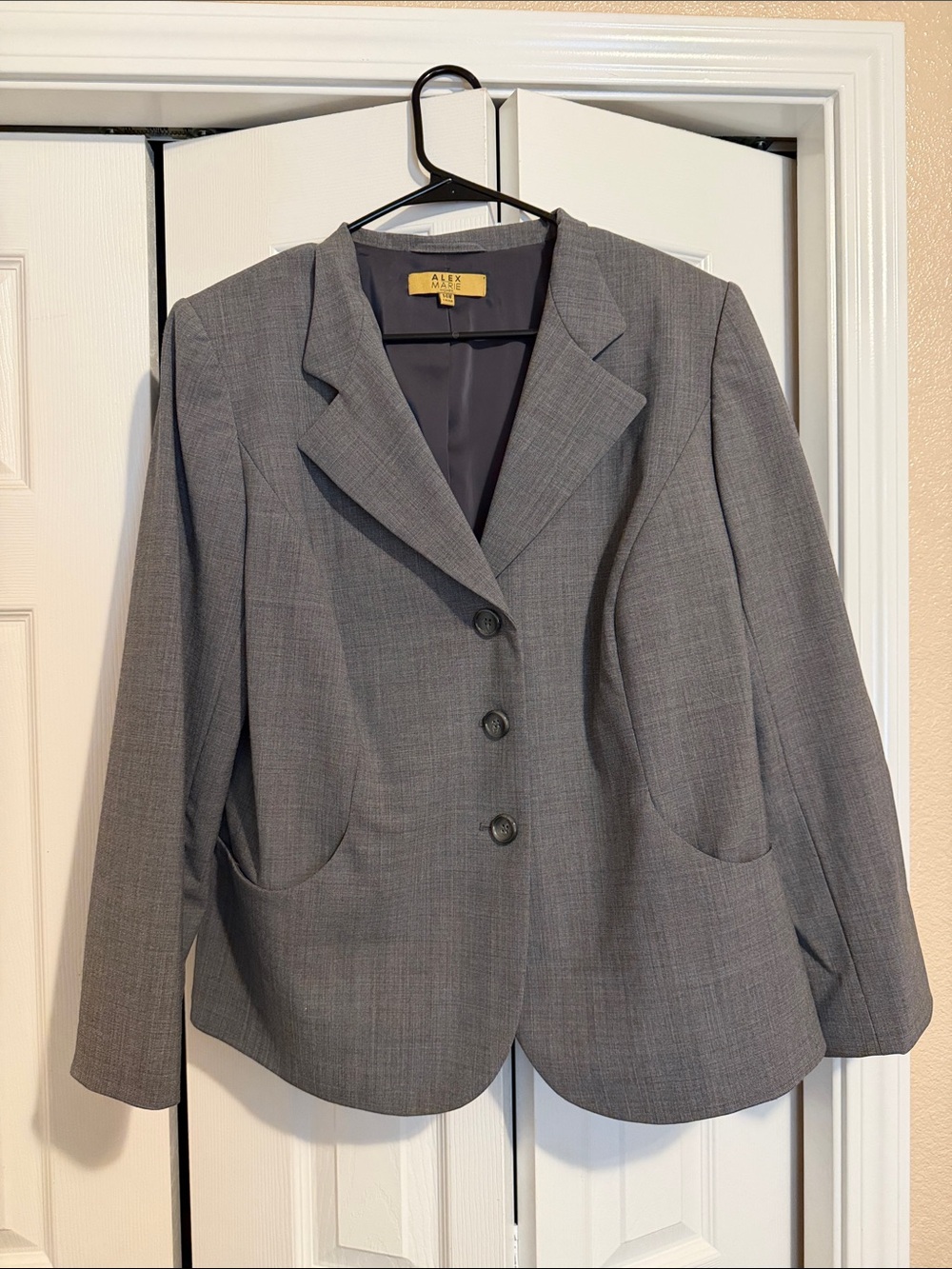 Alex Marie Gray Women's Tailored Blazer Jacket
